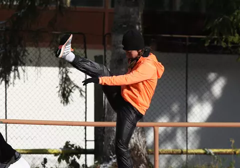 GALERIE FOTO / REPORTAJ LA POIANA BRAȘOV: Simona Halep, lângă noul ei mentor