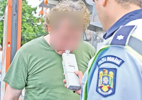 Din ce în ce mai mulți români dau dovadă, la volan, de multă ebrietate!