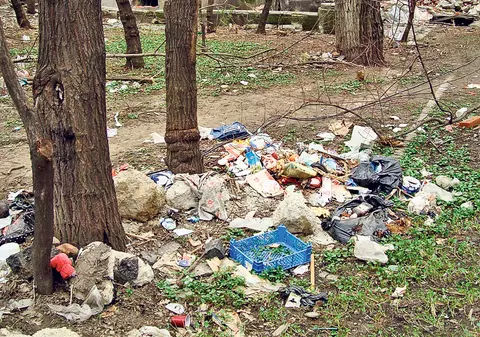 CE NE ENERVEAZĂ: Munţii de gunoi care cresc din asfalt