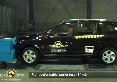 Dacia Logan MCV, testată de EURO NCAP! Cum s-a comportat la testul de impact | VIDEO