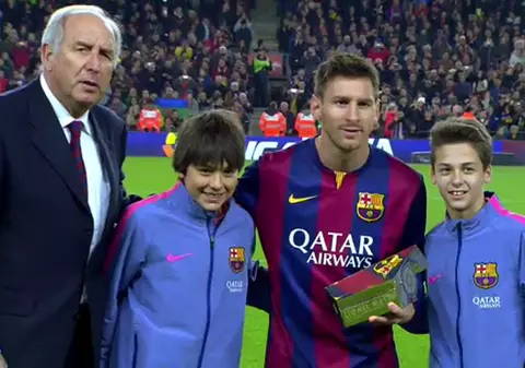 Messi a fost premiat pentru titlul de golgheter all-time în Primera Division / VIDEO