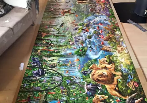 O tânără de 19 ani a rezolvat cel mai mare puzzle din lume | FOTO