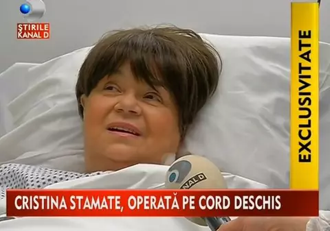 Cristina Stamate, operată pe CORD DESCHIS! Ce a spus după intervenție!