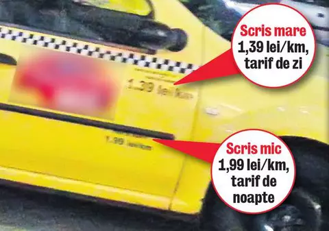 Amenzi de jumătate de million de euro pentru taximetriștii din Bucureşti. S-au înțeles între ei la tarife