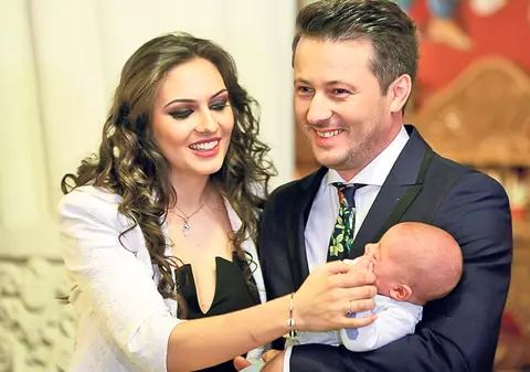 Ciprian Rogojan a ieşit pe plus la botezul fiului său