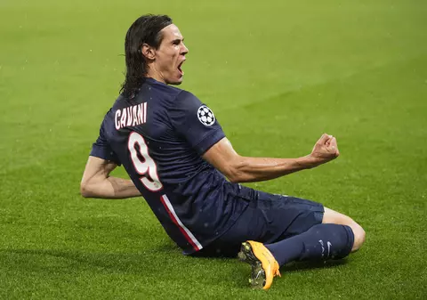 Cavani a urcat pe locul secund în clasamentul golgheterilor din Liga Campionilor