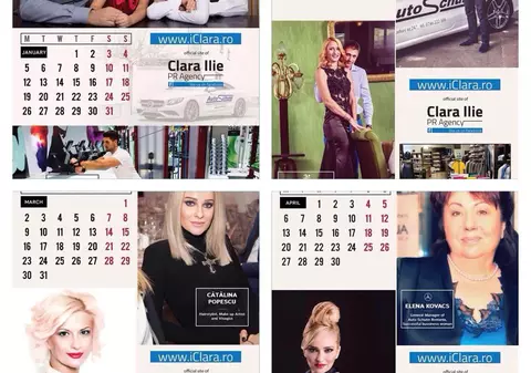 Ce bine arată Mihai Leu după ce s-a vindecat de cancer. El, Cami Potec, Ruxandra Dragomir, Amatto Zaharia și Virgil Stănescu, vedete în calendarul iClara.ro 2015