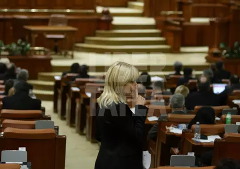 GESTUL Elenei Udrea, interpretat de senatorul Savu: "Băsescu, aştept să mă salvezi!"