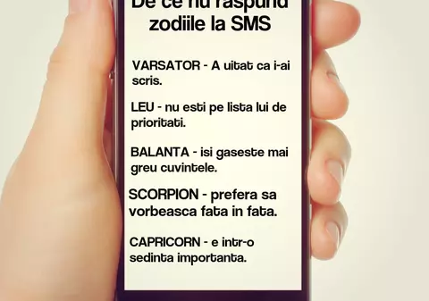 De ce nu răspund zodiile la SMS