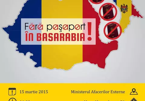 Lanţ uman pentru eliminarea paşapoartelor spre Republica Moldova