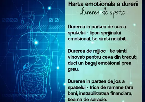 HARTA EMOŢIONALĂ A DURERII. VEZI EXPLICAŢIA SPECIALIŞTILOR