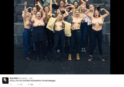 Isteria ”cu sfârcul la vedere” cuprinde internetul! Ești în stare să convingi o femeie să se bage în campanie? 