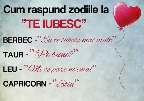 Cum răspund zodiile la ”te iubesc”