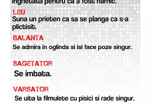 Ce fac zodiile când se plictisesc