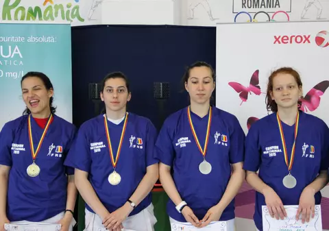 Prima echipă feminină a CSA Steaua a cucerit titlul național la floretă