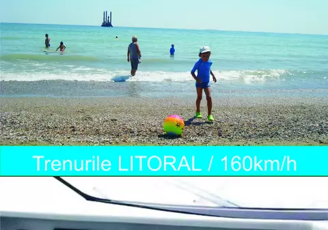 București - Constanța în 2 ore, cu trenul!  