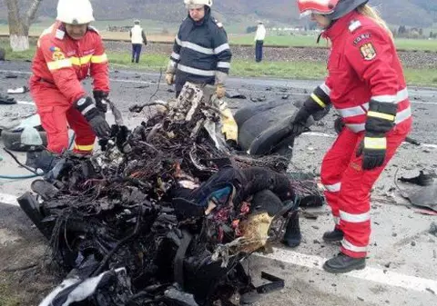 ACCIDENT ÎNFIORĂTOR la BRAȘOV, unde o persoană și-a pierdut viața. Imagini șocante!