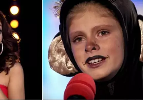 Are 10 ani, 12 frați și un talent ULUITOR. Andra a fost copleșită de emoții | FOTO