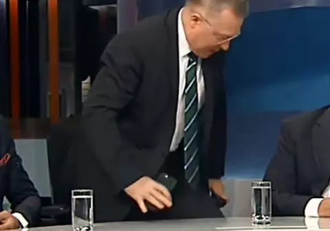 Fostul ministru Cristian Diaconescu a părăsit platoul unei emisiuni TV în direct | VIDEO 