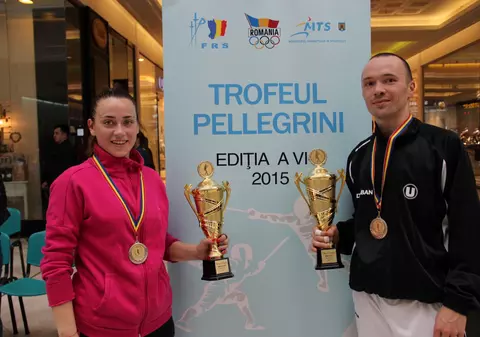 Isabelle Stan și Radu Dărăban au câștigat Trofeul Pellegrini la floretă