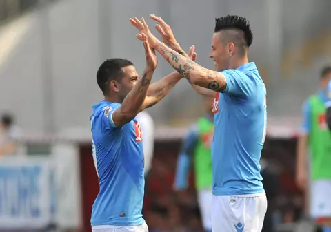 LIGA EUROPA, ”sferturi”:  Wolfsburg - Napoli 1-4. Higuain şi Hamsik i-au "măcelărit" pe nemţi