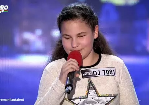 Fetița oarbă care a cucerit inimile juraților de la "Românii au talent"