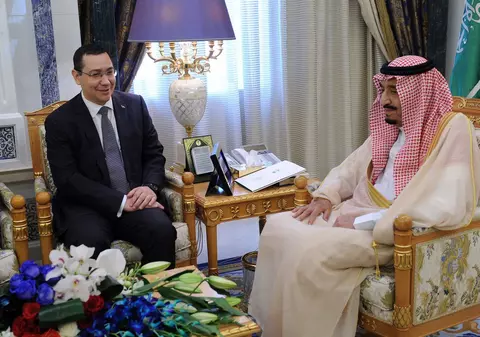 Primirea oficială a premierului Victor Ponta la Riad, Arabia Saudită | PRIMELE POZE