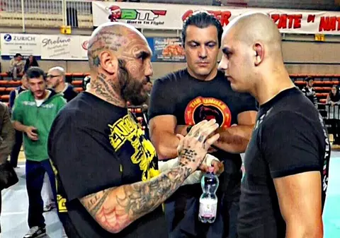 Alex Celotto este un exemplu pentru tânărul Iurie Lapicus care va lupta în gala RINGMANIA Superfight
