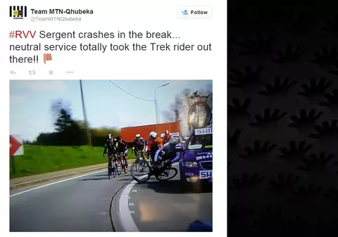 O mașină a dat peste Jesse Sergent, aflat într-o evadare