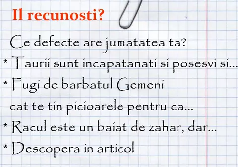 Ce defecte are el în funcţie de zodie?