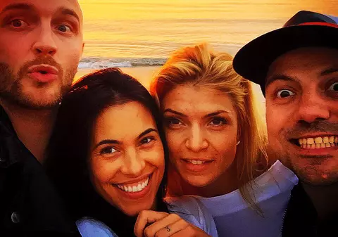 Ea e noua iubită a lui Dan Badea? Fostul soţ al Lorei, foarte fericit în compania unei blonde