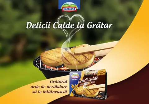 (P) Cel mai nou răsfăț culinar apărut pe piață! Brânza Hochland Delicii Calde la Grătar
