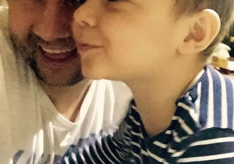 Ce au făcut Cătălin Măruță și fiul lui, David, în ziua de Rusalii | FOTO