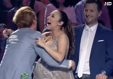 Andra, pupată cu foc de un concurent de la Românii au talent: "Eşti preferatul meu"