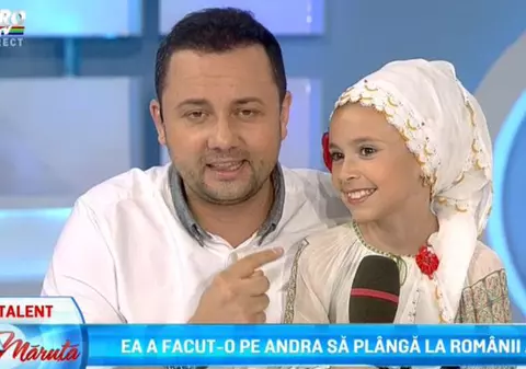 Fetiţa care a făcut-o pe Andra să plângă l-a cucerit şi pe Măruţă: "Mai am un copil"