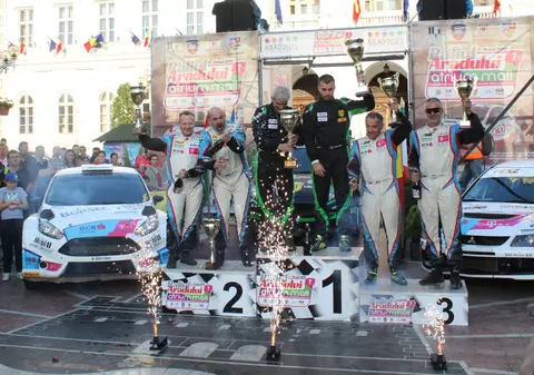 Un italian de 20 de ani face legea în CN de Raliuri! Simone Tempestini și-a pulverizat concurența și la Raliul Aradului / FOTO
