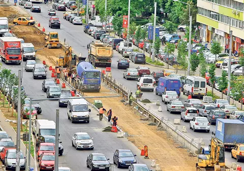 Poliția Rutieră: Din cauza unor lucrări de asfaltare, două zile de trafic supraaglomerat pe șoseaua Pantelimon
