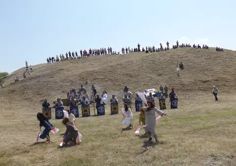 Gladiatorii, dacii și romanii au năvălit la Galați