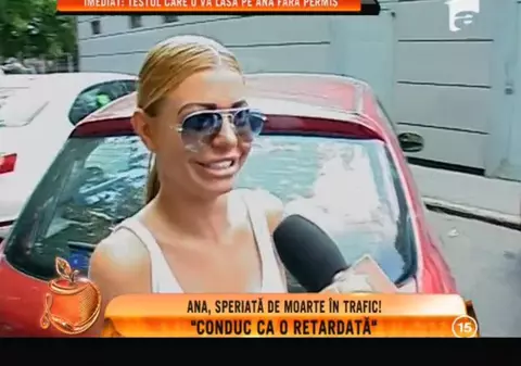 Anamaria Mocanu, implicată într-un ACCIDENT RUTIER