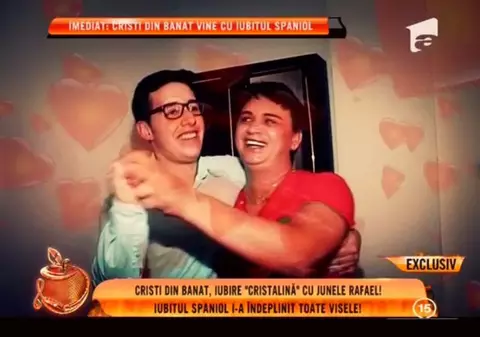 El este iubitul lui Cristi din Banat și a venit cu el la TV! | FOTO