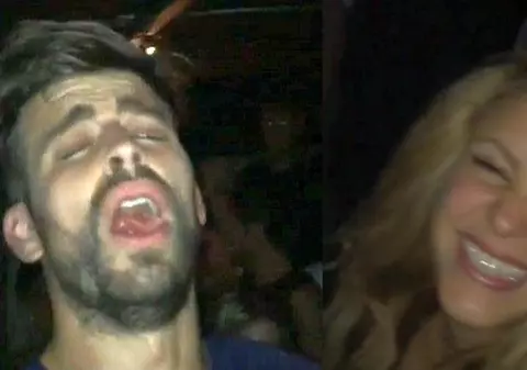 PETRECEREA CAMPIONILOR. ^Gerard Pique și Shakira s-au cherchelit de fericire, la petrecerea organizată de Barcelona în cinstea câștigării UCL / FOTO&VIDEO