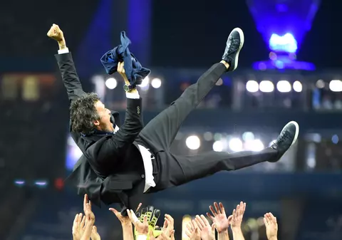 Luis Enrique a făcut tripla, dar amenință cu plecarea / GALERIE FOTO
