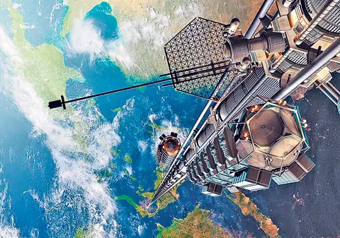 Începe construcţia liftului spaţial