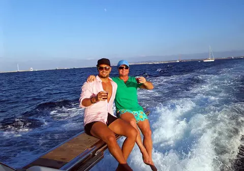 Soțul Andei Adam a încercat senzații tari pe iaht