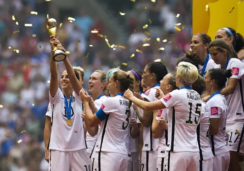 Naționala feminină a SUA, campioană mondială! Gol de la jumătatea terenului / VIDEO
