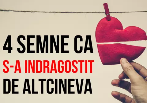SEMNE CĂ ARE O AVENTURĂ EMOȚIONALĂ