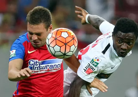 STEAUA - DINAMO 0-0. Derby bun, intens, dar nul! Meciul a început cu o reclamă la unguente contra reumatismului!