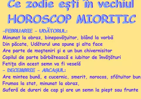 În ce zodie ești în vechiul horoscop mioritic! 