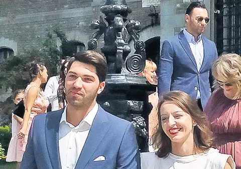 Ana Maria Brânză s-a măritat la Castelul Cantacuzino | FOTO