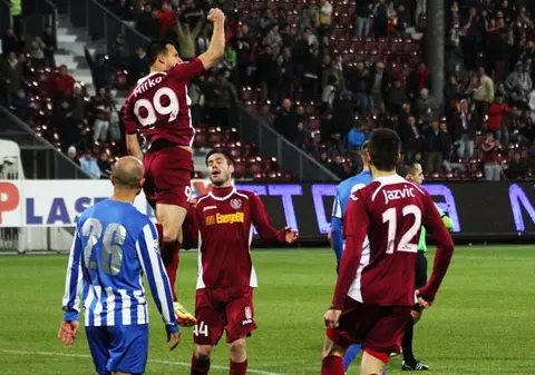 Liga 1, etapa a 12-a. CFR Cluj - CSM Politehnica Iaşi 1-0. Nascimento a marcat unicul gol